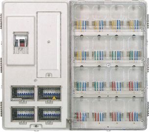 Установка Bs приложения ПК положений коробки 16 электрического счетчика одиночной фазы селитебная